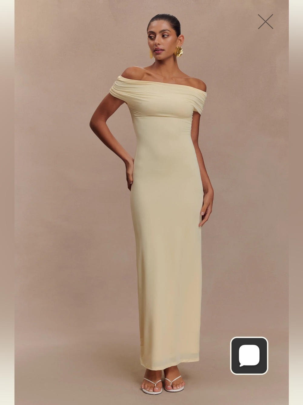 Butter Yellow MESHKI Wedding Guest/Bridesmaid Dress